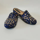 Hot Sale Multicolor Flat Heel Sequin Women's Slippers Casual Banquet Fashion Party Italian Mules Slipper Rhinestone Shoe F1013-2