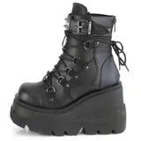 Women's Boots 2022 Autumn Women Ankle Boots Platform Wedges High Heels Short Boots New Fashion Design Zip Cosplay Shoes of Women