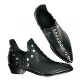 2024 Best-selling Hot New Women's Boots Autumn Pointed Head Rivets Personality Ankle Boots Women Sneakers Women