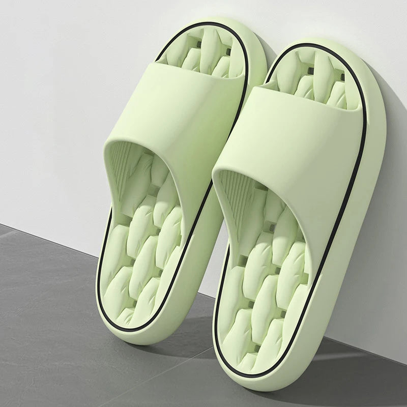 2024 Women Home Shoes Platform Slipper Summer Beach Flip Flops Women EVA Soft Sole Flat Shoes Mute Non-slip Slides Beach Sandal
