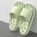 2024 Women Home Shoes Platform Slipper Summer Beach Flip Flops Women EVA Soft Sole Flat Shoes Mute Non-slip Slides Beach Sandal