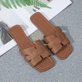 Women's non-slip flats, peep-toe beach sandals, sexy fashion design, new for summer 2023 zapatos de mujer