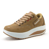 Chaussures de course confortables à lacets et plateformes pour femmes, chaussures décontractées vulcanisées, collection automne 2023