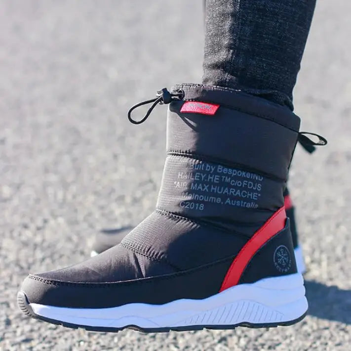 Women Winter Boots 2024 New Plush Women's Short Boots Woman Snow Boots Zipper Waterproof Non-slip Warm Women's Winter Shoes