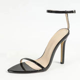 Liyke Fashion Design Double Buckle Strap High Heels Gladiator Sandals Women Summer Square Toe Party Dress Shoes Ladies Sandalias