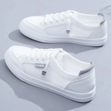 Women Sneakers Women's Vulcanize Shoes Spring  Autumn Breathable Flats Solid Color Mesh Shoes Young Woman Casual White Shoes