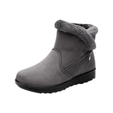 Winter Boot Women Non Slip Plush Snow Boots Zipper Fashion Comfort  Ankle Boot Sizes 35-43 2025 New Couples Platform Short Boots