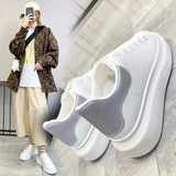 2023 Chaussures Décontractées Femmes Marque Printemps Designers Talons Wedges Baskets Blanches Plateforme Tenis Feminino Entraîneurs Femmes Marche