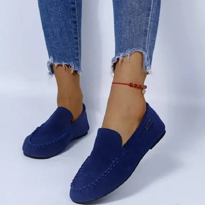 Shoes for Women 2024 Brand Slip-on Women's Flats Fashion Solid Casual Flat Shoes Hot Sale Round Toe Light Loafers Zapatos Mujer