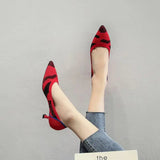 Women's high heels shoes  2025 new spring  / autumn / fashion beautiful breathable sweat absorbing comfortable shallow mouth p