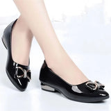 Cresfimix Zapatos Dama Women Classic Party Night Club Red Square Heel Shoes Lady Casual Sweet Beige Pu Leather Pumps B5996