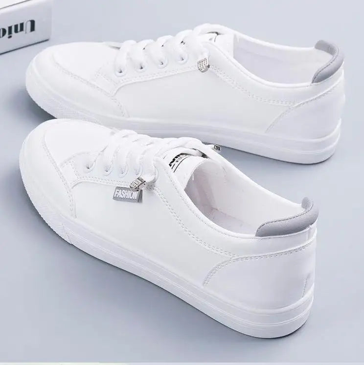 Women Sneakers Women's Vulcanize Shoes Spring  Autumn Breathable Flats Solid Color Mesh Shoes Young Woman Casual White Shoes