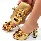 Classic Green Color Pointed Wine Glass Heel Design Ladies Shoes Dual-Use Ladies Bags Wedding Party Shoes Bag