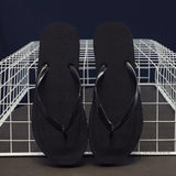 Simple Solid Color Comfortable Slippers Summer Women Korean Fashion Casual Non-Slip Couple Flip Flops Breathable Beach