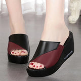 Maogu Slippers 2023 Women Beach Wedges Sandals Female Summer Gladiator Sandal Casual Shoes Woman Platform Fashion Flip Flops