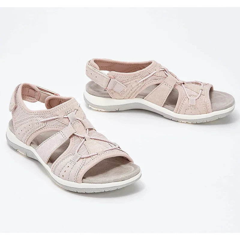 Customizable 2024 New UZZDSS Women Sandals Fashion Pure Color Casual Ladies Comfy Low Cut Round Toe Flat Beach Summer Shoes
