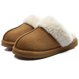 Litfun Winter Fur Women Slippers Fashion Fluffy Fur Slippers Furry Fuzzy House Slippers Indoor Warm Bedroom Comfy Plush Slippers