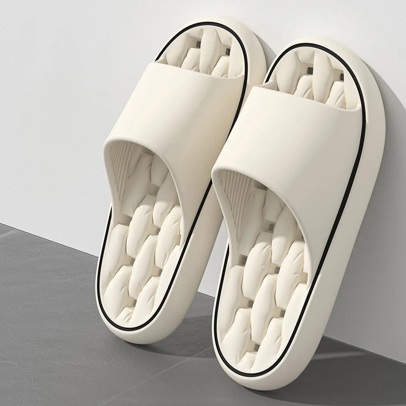2024 Women Home Shoes Platform Slipper Summer Beach Flip Flops Women EVA Soft Sole Flat Shoes Mute Non-slip Slides Beach Sandal