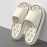 2024 Women Home Shoes Platform Slipper Summer Beach Flip Flops Women EVA Soft Sole Flat Shoes Mute Non-slip Slides Beach Sandal