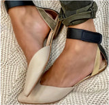2024 Summer Casual Flat Heels Women's Shoes 40-43 Large Hollow Sandals Women's Platform Sandals Shoes