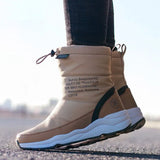 Women Winter Boots 2024 New Plush Women's Short Boots Woman Snow Boots Zipper Waterproof Non-slip Warm Women's Winter Shoes