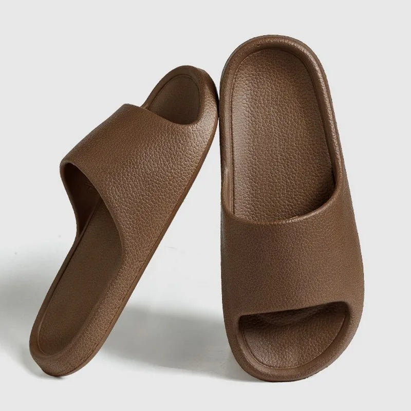 Summer Fashion Slippers Women Shoes Cloud Slippers For Men Home Flat Sandals Massage Flip Flops Couples Bathroom Indoor Slides