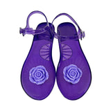 Women's Sandals Summer Hot Selling Shoes Woman 2024 Trend Flat  Fashion Sweet Camellia Fruit Soft Bottomo Jelly Sandals