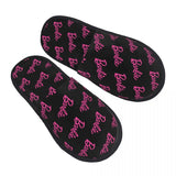 Custom Barbie Memory Foam Slippers Women Comfy Warm House Slippers