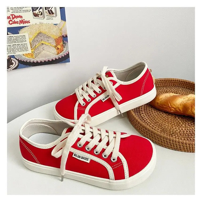 Woman Orthopedic Shoes Trend Girl Bear Harajuku Shoe Korea Wide Toe Canvas Shoes Women's Trainers Espadrilles Vulcanize Sneaker