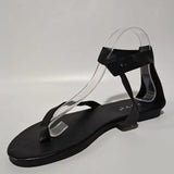 2025 Women Flats Sandals New Summer Shoes Fashion Flip Flops Ladies Shoes Rome Black Sandals Classic Buckle Zapatos De Mujer
