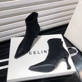 Bottines à imprimé léopard pour femmes, élégantes, tendance, pour danser, soirée, bal de promo, talons hauts, bottines courtes modernes pour femmes