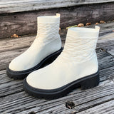 Women's Socks Shoes 2025 Spring Autumn New Fashion Breathable Casual Wedges Platform Ankle Boots Zapatos De Mujer Goth Boots