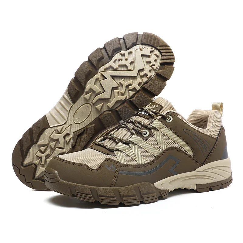 2025 Women Outdoor Casual Shoes Summer Breathable Mesh Hiking Sneakers Female Light Trekking Footwear Flat Fashion Climbing Work