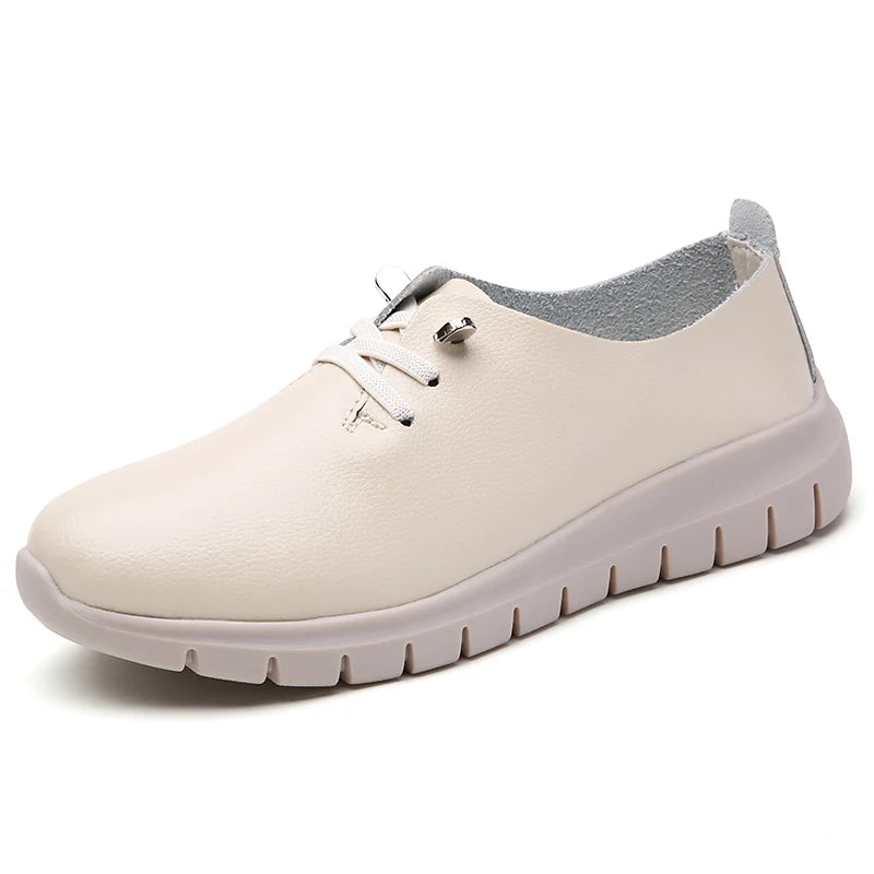 Fashion Women Oxford Shoes Casual Ladies Luxury Designer Flats Leather Sneakers Lightweight Women's Flat Moccasins Zapatos Mujer