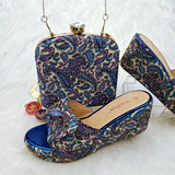 New Arrival Italian Ladies Shoes and Bags Designer Shoes Women Luxury Shoes and Bag for Party In Women