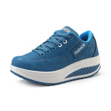 Chaussures de course confortables à lacets et plateformes pour femmes, chaussures décontractées vulcanisées, collection automne 2023