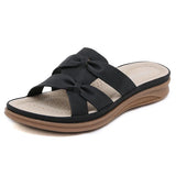 2024 New Womens Summer Slippers Light Weight Girls Casual Peep Toe Shoes Outdoor 2024 Wedge Platform Flip Flop Beach Slides
