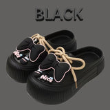 New Sandals DIY  Platform Sandals for Women 2024 Summer Thick Sole Beach Sandals Woman Flowers Non Slip EVA Clogs Garden Shoes